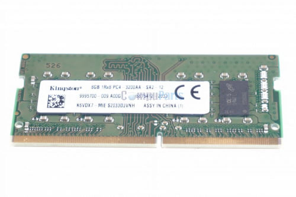 K6VDX7-MIE Kingston 8GB 1RX8 PC4-3200AA 3200Mhz SO-DIMM Memory ...