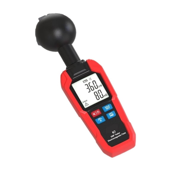 K7 EMF Meter Electric Magnetic Field Tester Electromagnetic Wave Radiation Signal Detector 5G Search Auto Measurement ,Precise Measurement