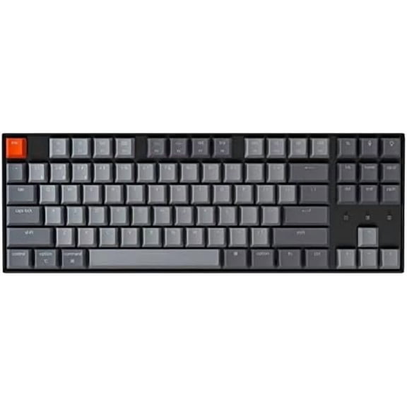 K8 Tenkeyless Mechanical Keyboard for , Backlight, , Multitasking, Type-C Wired Gaming Keyboard for with Gateron G Red