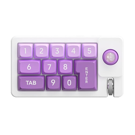 K810 Keypad Programmable Macro Definition 12Key Mechanical Keyboard Hot Swapped