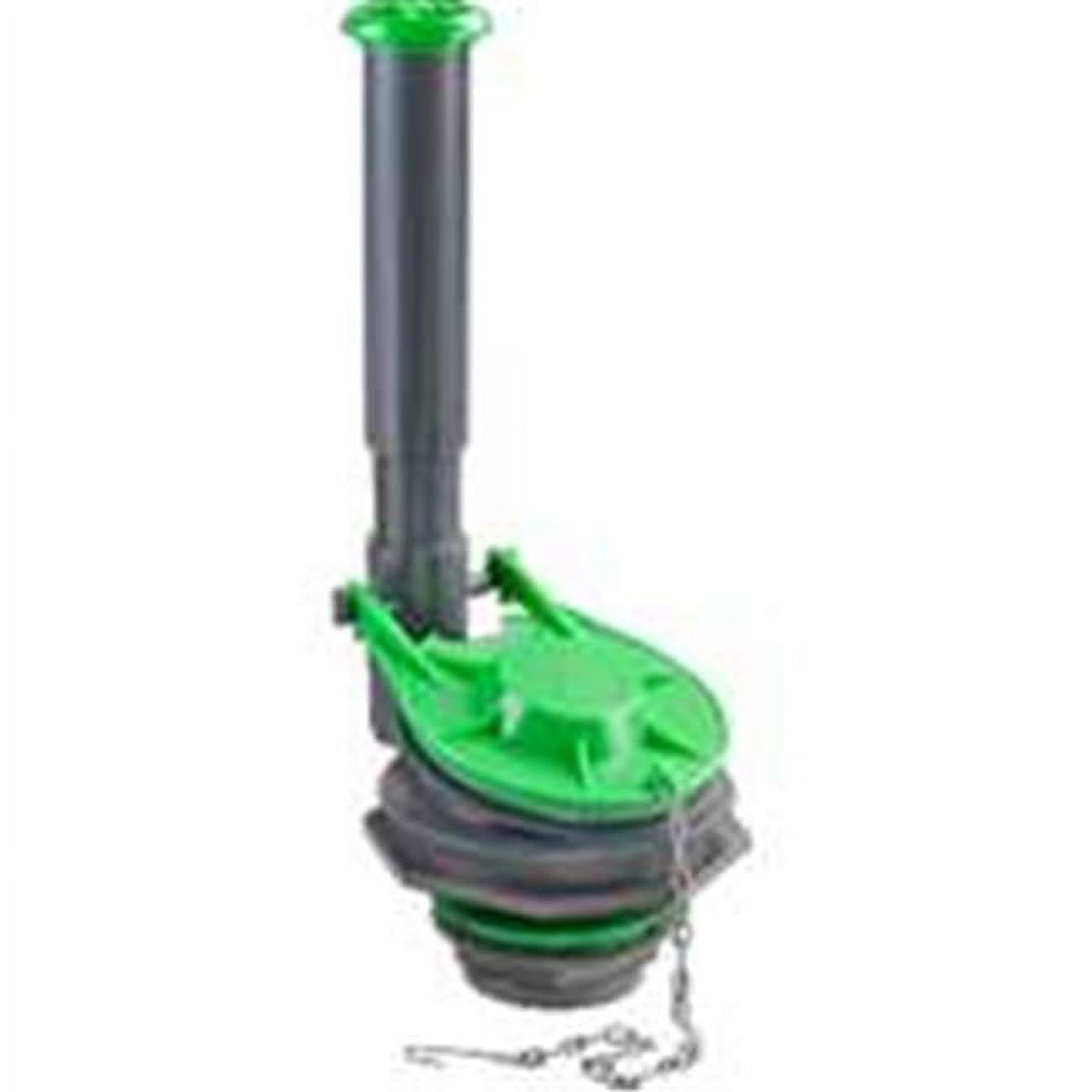 Green and Gray Adjustable High Performance Toilet Flush Valve Kit