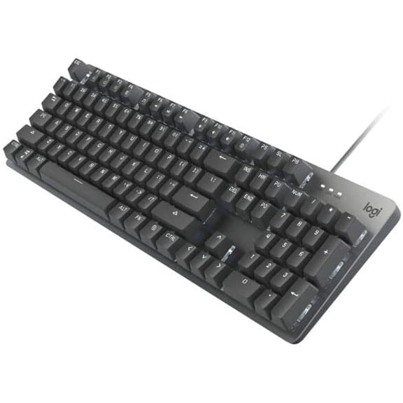 K845 Mechanical Illuminated Keyboard, Switches, Strong Adjustable Tilt Legs, Full Size, Aluminum Top Case, 104 Keys, USB Corded, Windows (TTC Brown Switches)