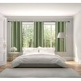 thumbnail image 1 of K86 Linen Blackout Grommet Top, 1 Panel Sage Color Window Treatment Curtain Drapes 63 inch Length 100% light Blocking & Privacy For Bedroom Décor, 1 of 5