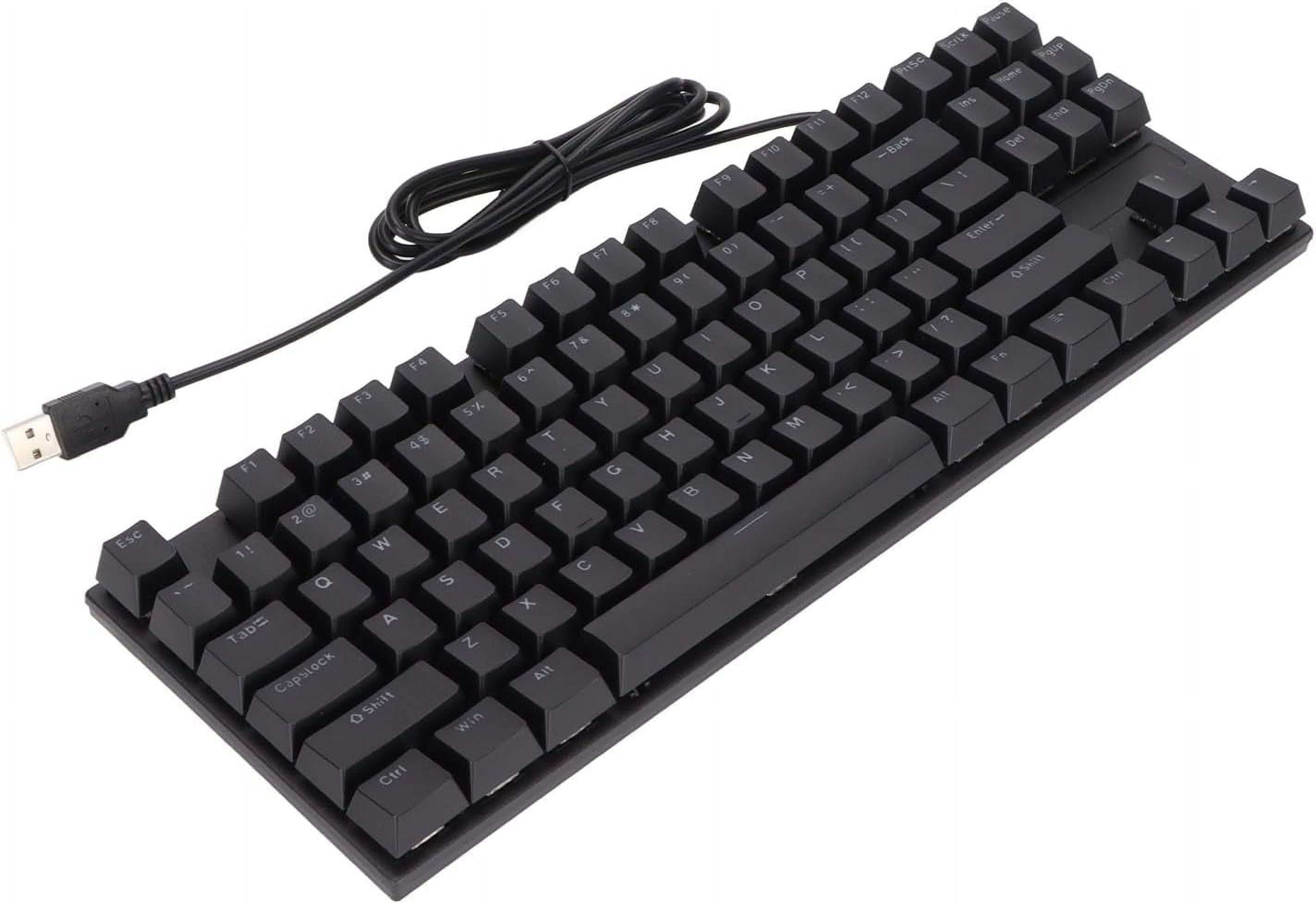 K87 Mechanical Keyboard, 87 Keys Rainbow Rgb Backlit Gaming Keyboard