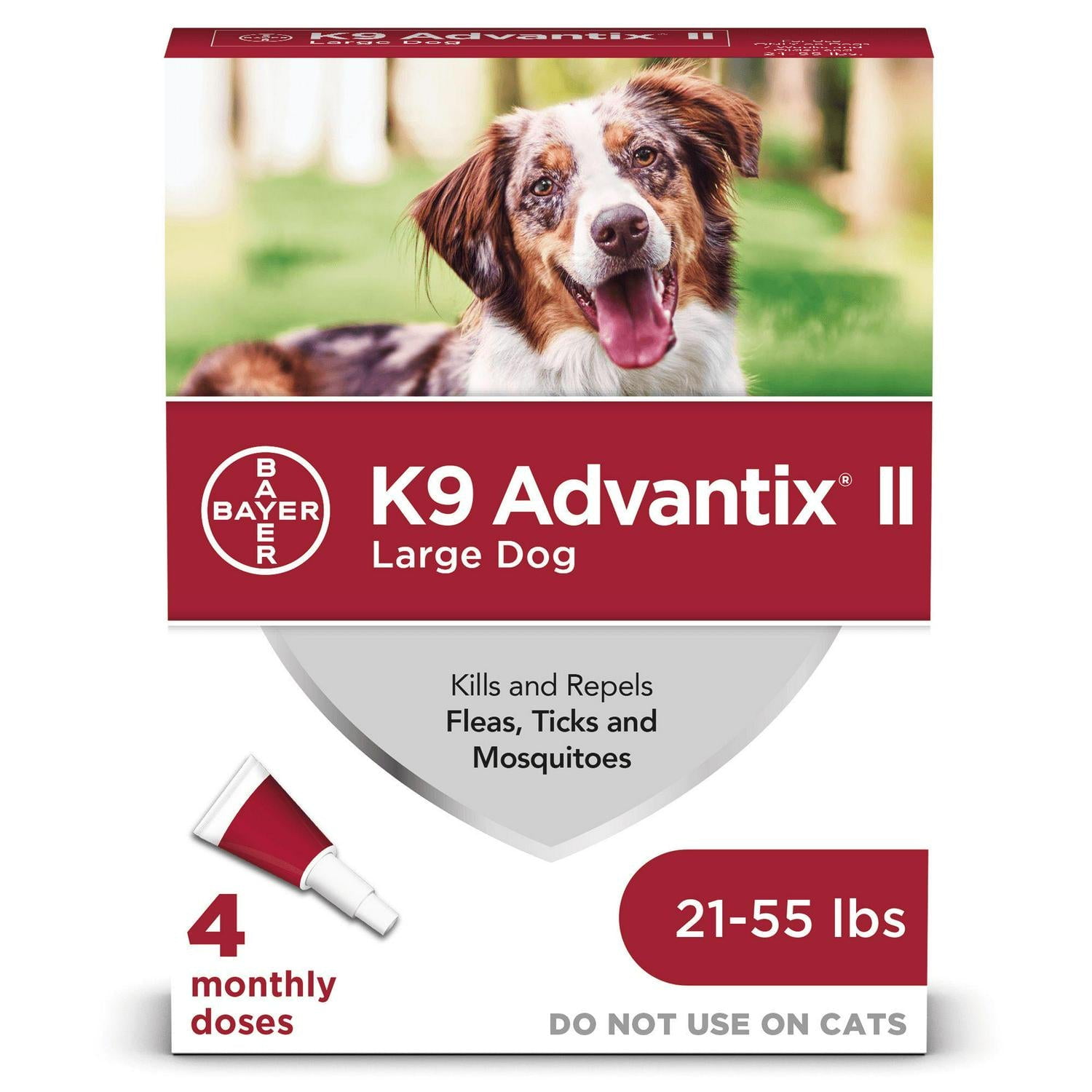 K9 Advantix II Flea and Tick Topical Treatment for Large Dogs 4