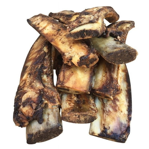 K9 Connoisseur Single Ingredient Dog Bones Made in USA - 8 to 10 Inch Long All Natural Meaty Rib Marrow Filled Bone Chew Treat Best for Medium Breed Dogs Best Up to 50 Pounds 16 Pack