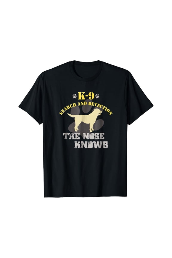 K9 Detection Dog T-Shirt | Labrador Retriever Size S-5XL