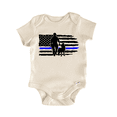 thumbnail image 1 of K9 Dog Flag Police - Baby Bodysuit, 1 of 5