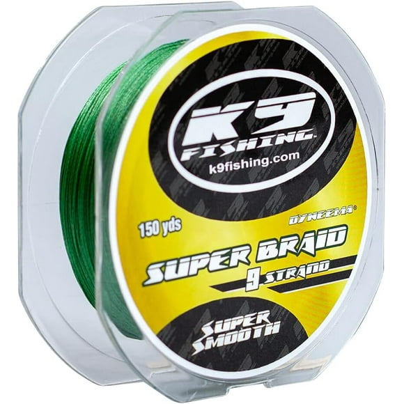K9 Fishing 9 Strand Braid 150yd (60lb, Pink)