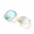 thumbnail image 1 of K9 Glass Rhinestone Cabochons Faceted Square Mixed color 8x8x4.5mm, 1 of 2