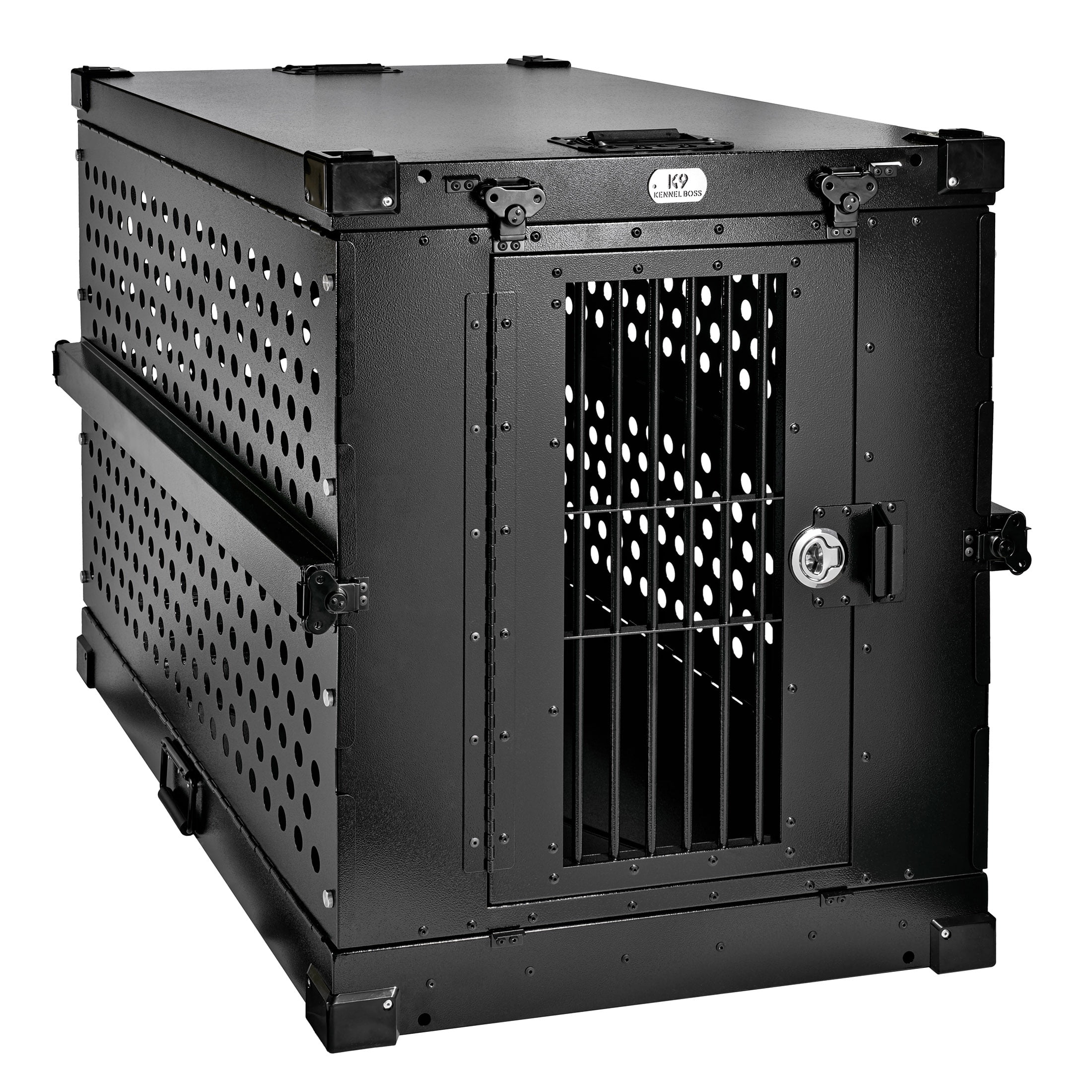 Large Black Heavy Duty Collapsible Airline Approved Dog Crate