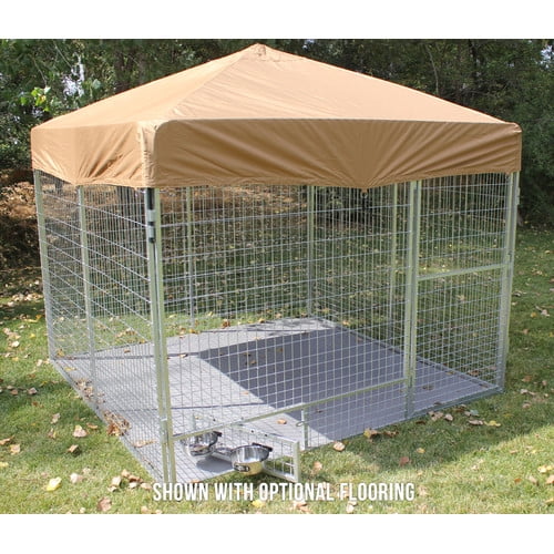 K9 Kennel Modular Complete Galvanized Steel Yard Kennel