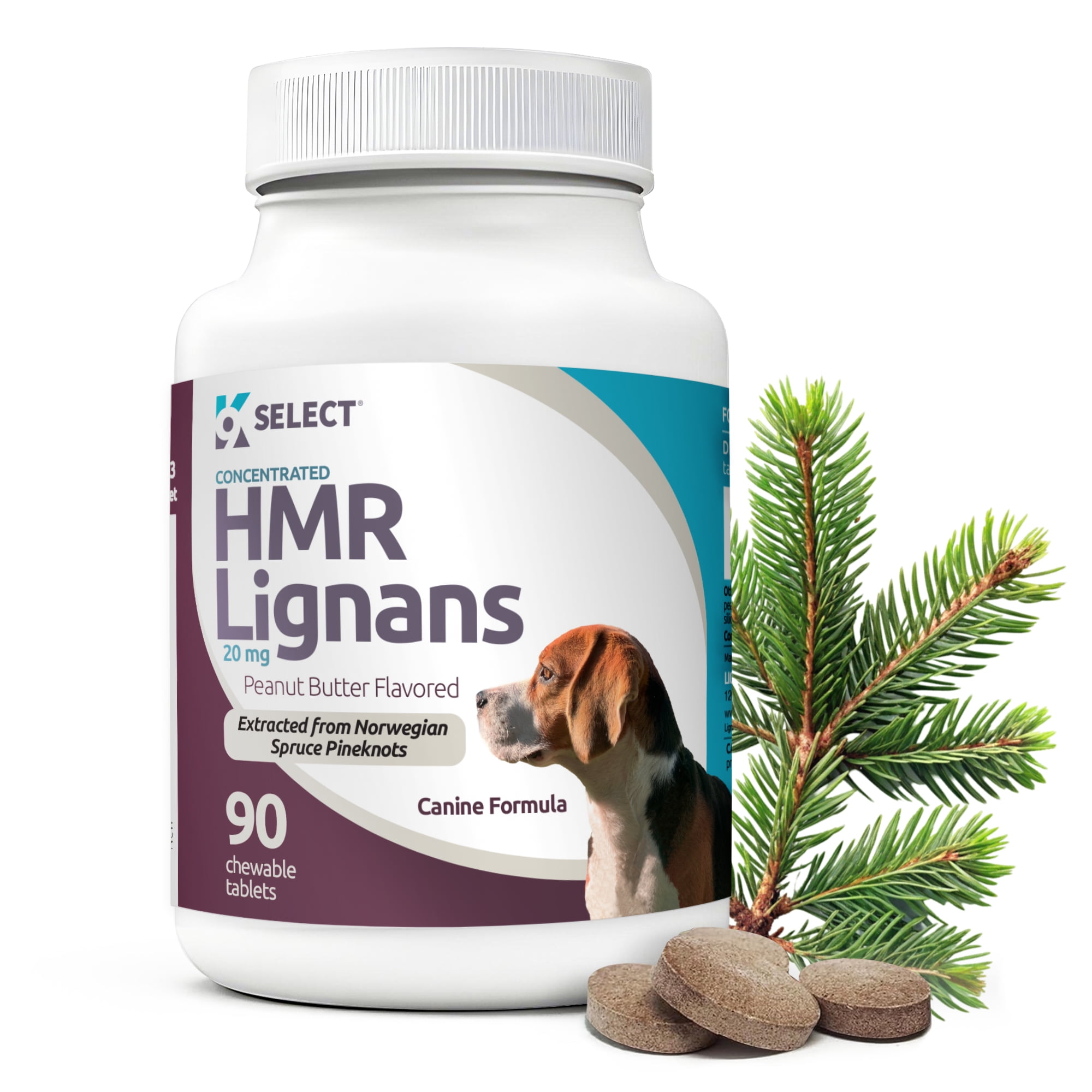 K9 Select - HMR Lignans, 20 mg - Peanut Butter Flavored