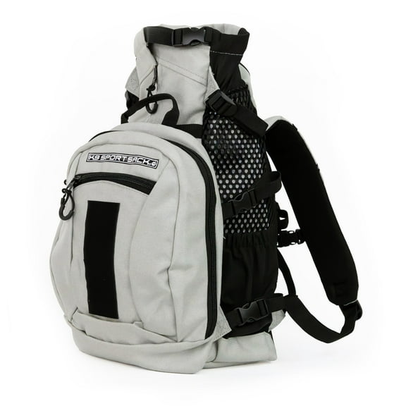 K9 Sport Sack Large Padded Back Panel Pet Carrier Backpack, Grey, 40 lb Limit