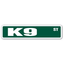 K9 Street Sign police dog canine K-9 swat | Indoor/Outdoor | 36" Wide