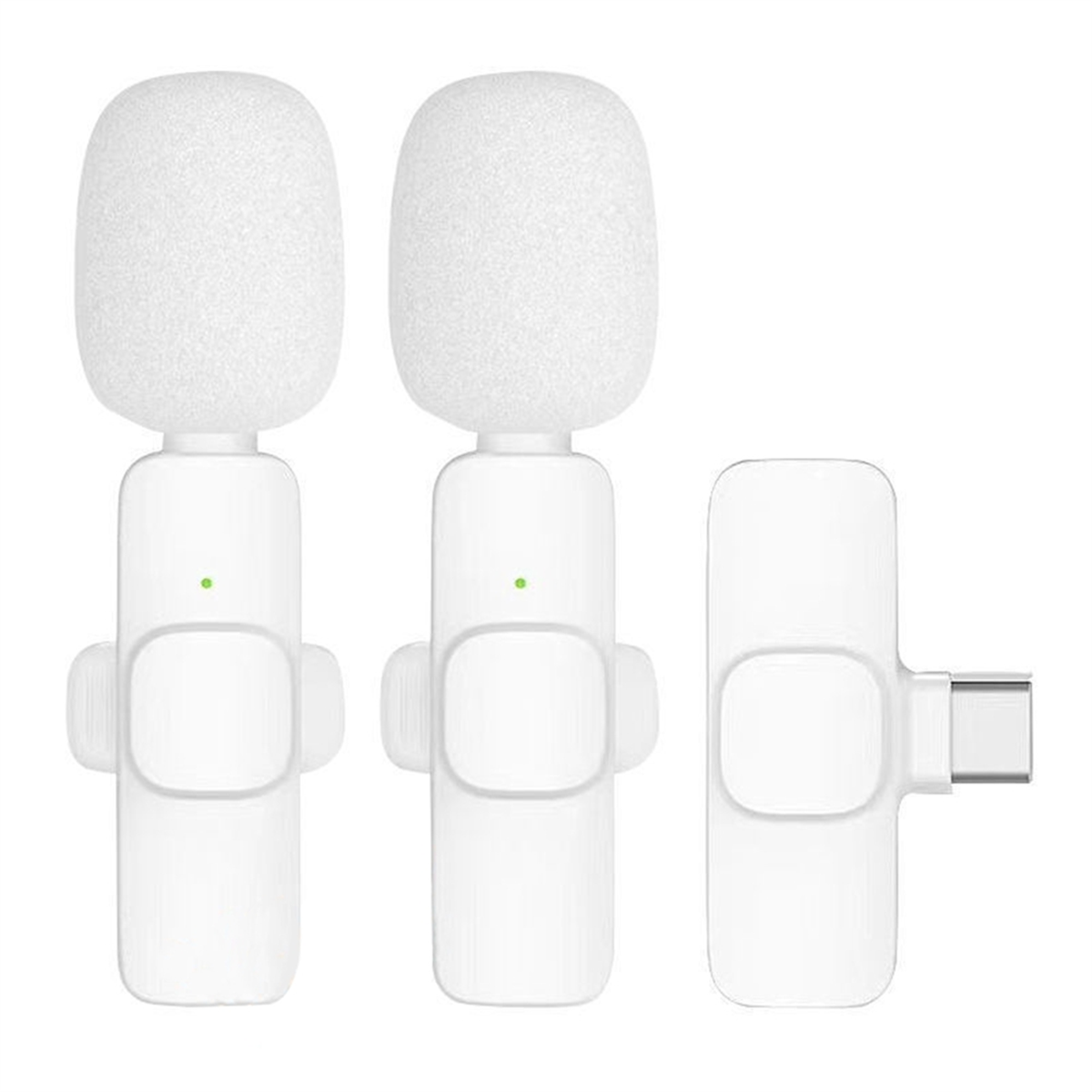 K9 Wireless Bluetooth Lavalier Microphone One to Two Noise Reduction