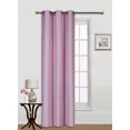 thumbnail image 1 of Gorgeous Home Linen K72 1 Panel Pink Solid Color Foam Lined Blackout Window Curtain Bronze Grommets 37" Wide x 108" Length, 1 of 5