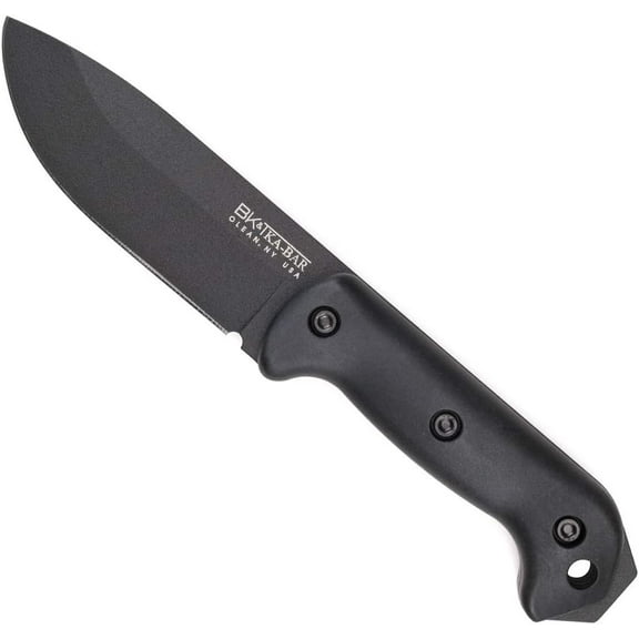 KA-BAR Becker BK2 Campanion Fixed Blade Knife, Carbon Steel
