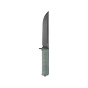 KA-BAR Dust I Fixed Blade Knife 6.125 Clip Point D2 Black PVD Blade Glass Filled Nylon Handle Green