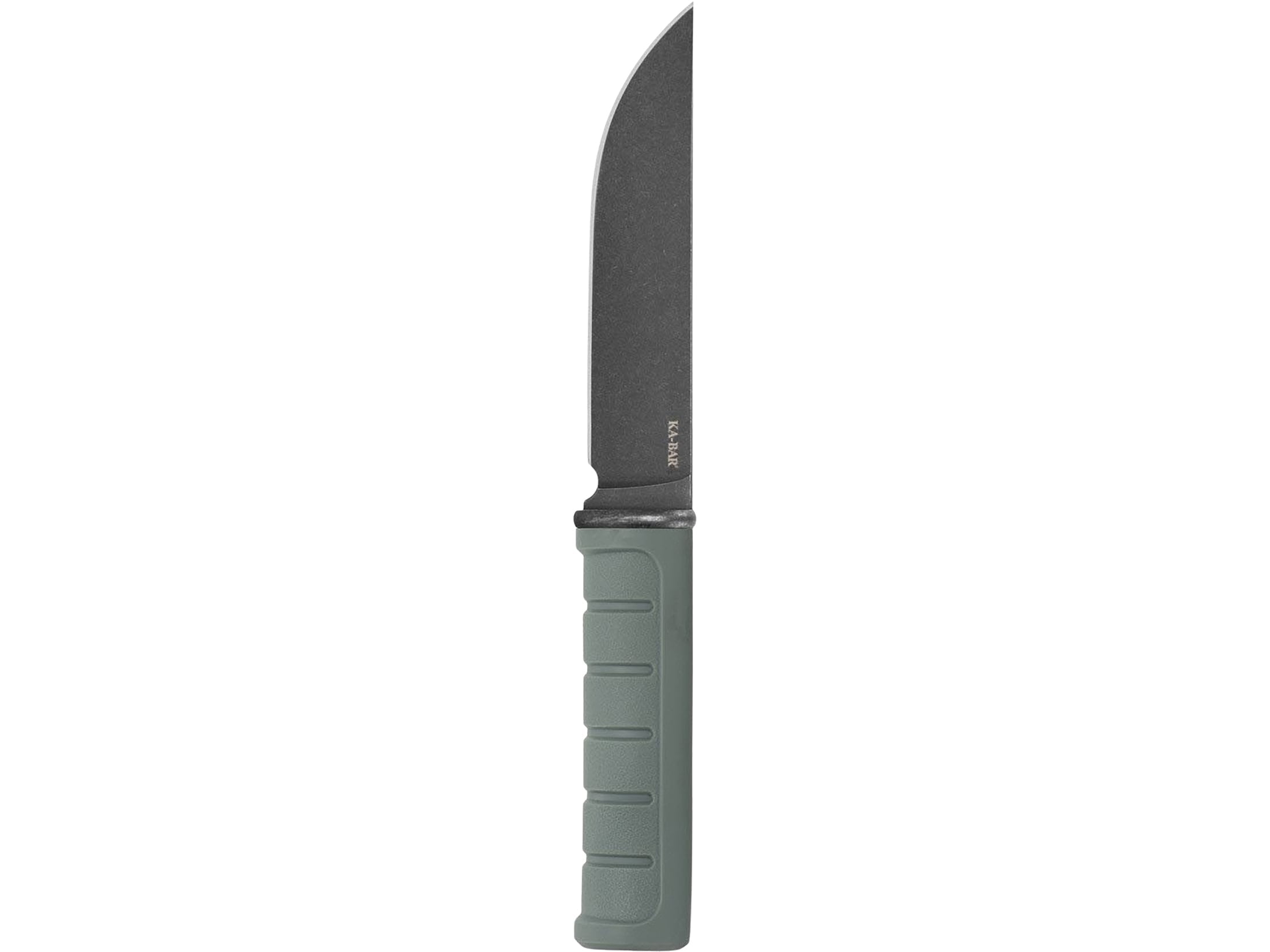KA-BAR Dust II Fixed Blade Knife 5.25" Clip Point D2 Black PVD Blade Glass Filled Nylon Handle Green