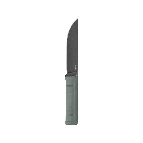 KA-BAR Dust II Fixed Blade Knife 5.25" Clip Point D2 Black PVD Blade Glass Filled Nylon Handle Green