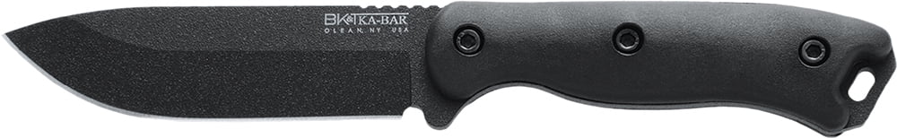 KA-BAR SHORT BECKER FIXED 4.38" 1095 CRO-VAN BLK DROP POINT ZYTEL BLK