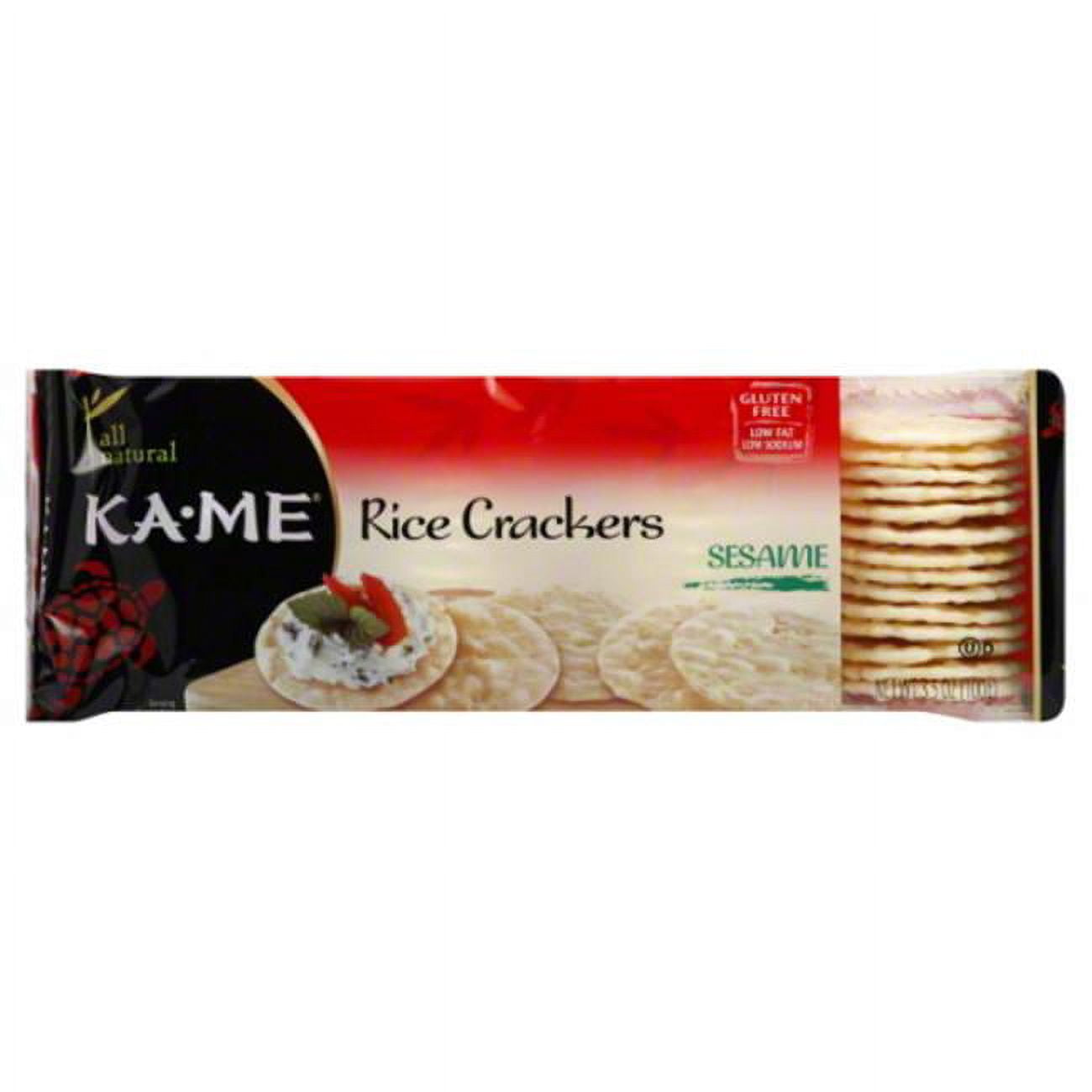 KA ME RICE CRKR SESAME GF-3.5 OZ -Pack of 12