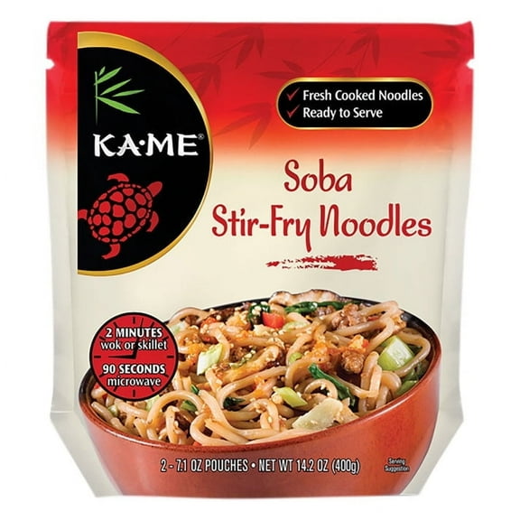 KA-ME Soba Stir Fry Noodles - 14.2 oz Pack of 2