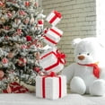 thumbnail image 1 of KAAYEE 3FT Lighted Gift Box Tower, Pre-lit Stacked Present Boxes Ornament with 80 LED Warm White Lights and Stakes for Christmas Holiday Displays, 1 of 7