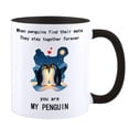 thumbnail image 1 of KAAYEE Couple Penguin Mug-Penguin Wedding Gifts For Couple,Husband Wife,Couple Gifts For Christmas,Valentines,11oz Ceramic Coffee Mug, 1 of 6