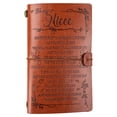 thumbnail image 1 of KAAYEE Refillable Leather Journal Notebook,  Gift for Niece from Aunt Uncle,140 Page, Reddish Brown, 1 of 4