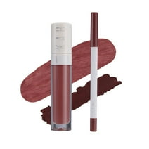 KAB Cosmetics Lip Liner + Matte Liquid Lipstick Lip Kit Promiscuous