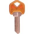 thumbnail image 1 of Kaba Ilco Corp. KW1 Amber Key Blank - Plastic - Multicolor, 1 of 1
