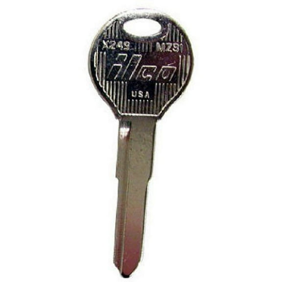 KABA ILCO MZ31-X249 Master Key Blank For Mazda MX5-Miata 1998-1999, Protege & 323 1997-1999, MPV Van 1998-1999