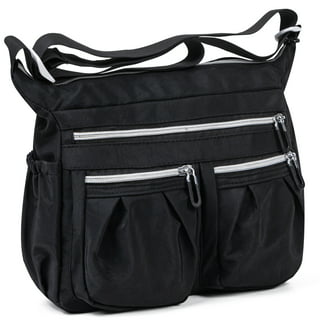 Deago Clear Crossbody Messenger Shoulder Bag with Zipper Closure ...