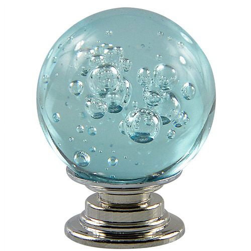 KABOER 4 Packs Crystal Glass Cabinet Knob 30mm Round Crystal Drawer Pulls for Cabinets,Wardrobes,Drawers,Dresser - image 1 of 6