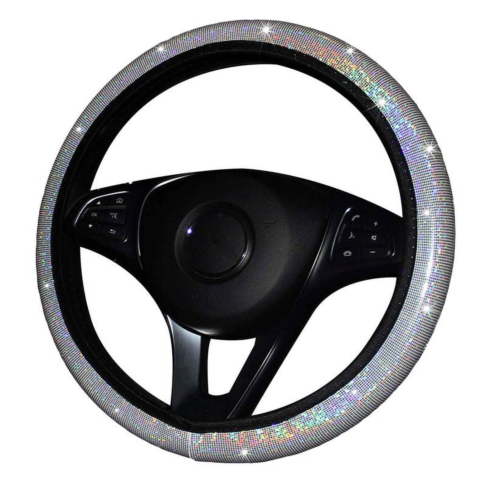 Bling Steering Wheel Cover with Colorful Crystal Cute Steering Wheel  Protector for All Cars at Rs 450/piece, Steering Wheel Covers in Surat