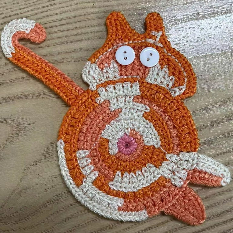 Crochet Cat Coasters - Sew Crafty Crochet