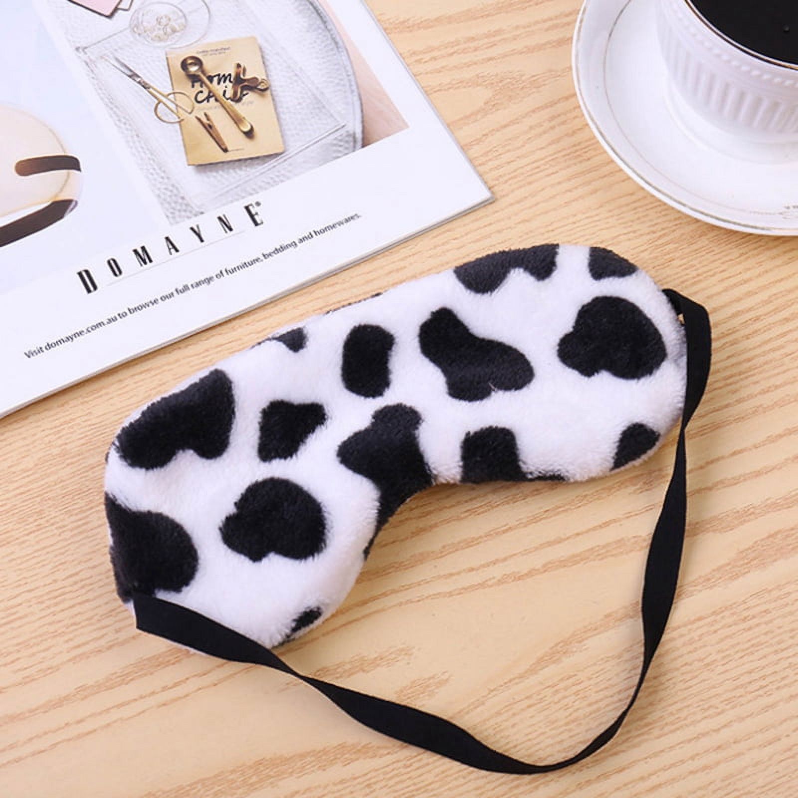 KABOER Sleep Eyes Cover Cartoon Cow Eye For Girls Kids Women Eye Covers