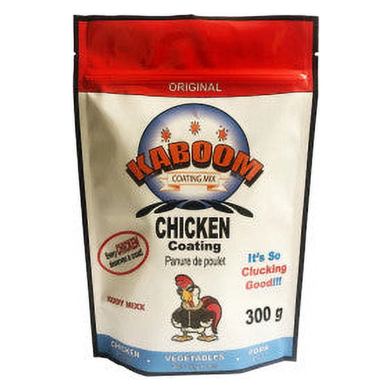 KABOOM Chicken Coating Mix 300g/10.6 oz., Seasoned Breading Mix ...