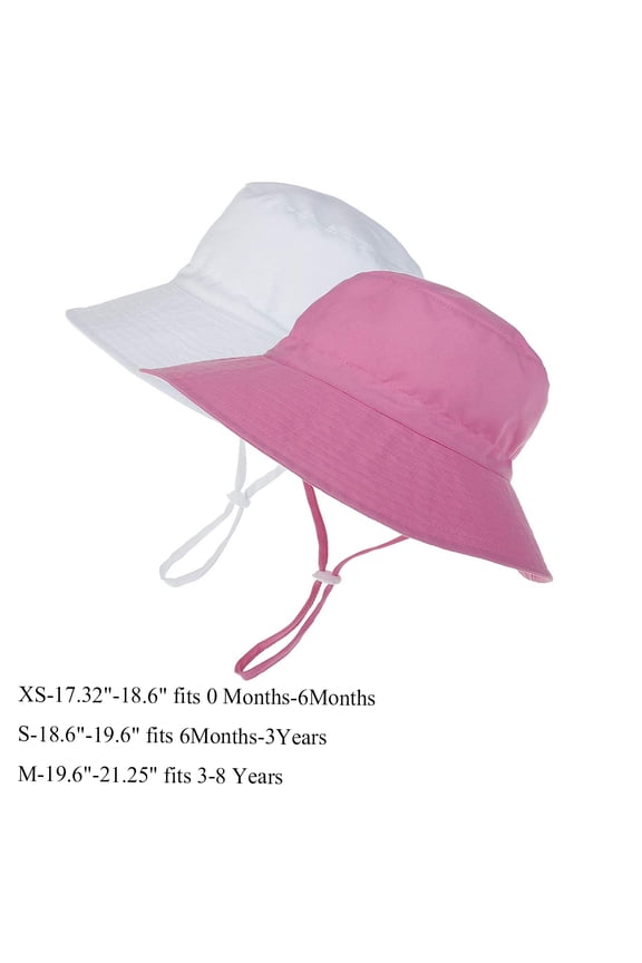 Summer Sun Hat, Adjustable Beach Hat with Wide Brim