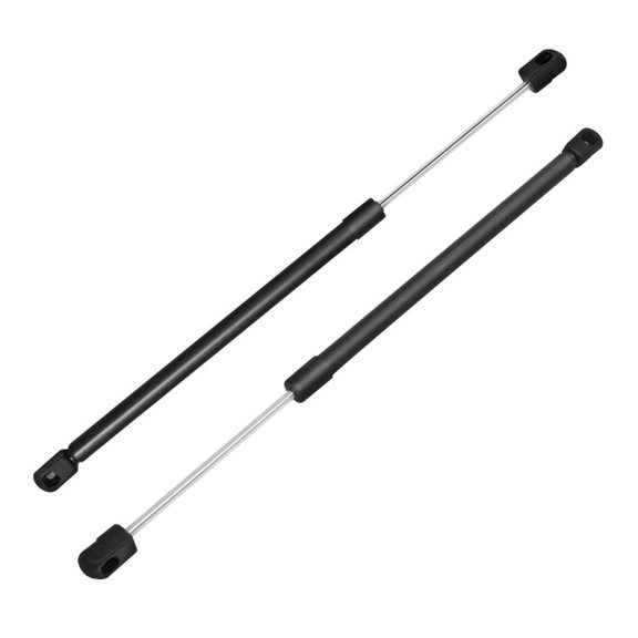 KABULUKA 2pcs Window Lift Supports Shocks Struts Smooth Silver Steel for Toyota for FJ Cruiser 2007-2014 2pcs 12.15" Compressed Length(Inch)
