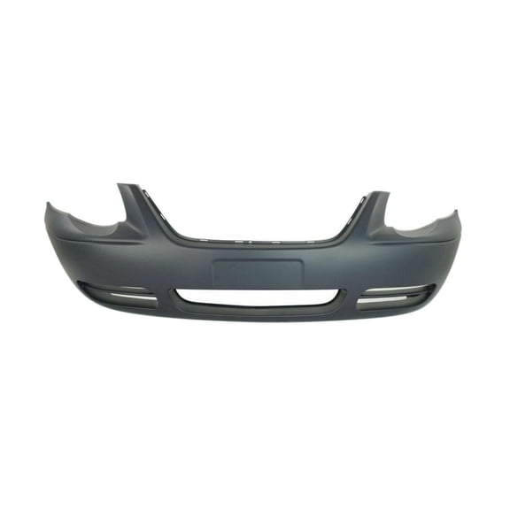 KABULUKA Front Bumper Cover for Chrysler for Town & Country Base/LX/Limited 05-07 w/o Fog Holes Plastic Black / Primed Not Painted 5139120AA CH1000434