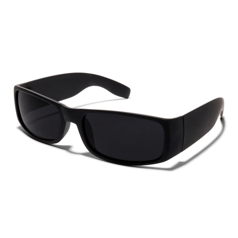 Super Dark Black Lens Fit Over Wraparound Sunglasses for Migraine Relief Amazon.com: DOKOMUCHOS Super Dark Black Lens Fit Over  main image 3