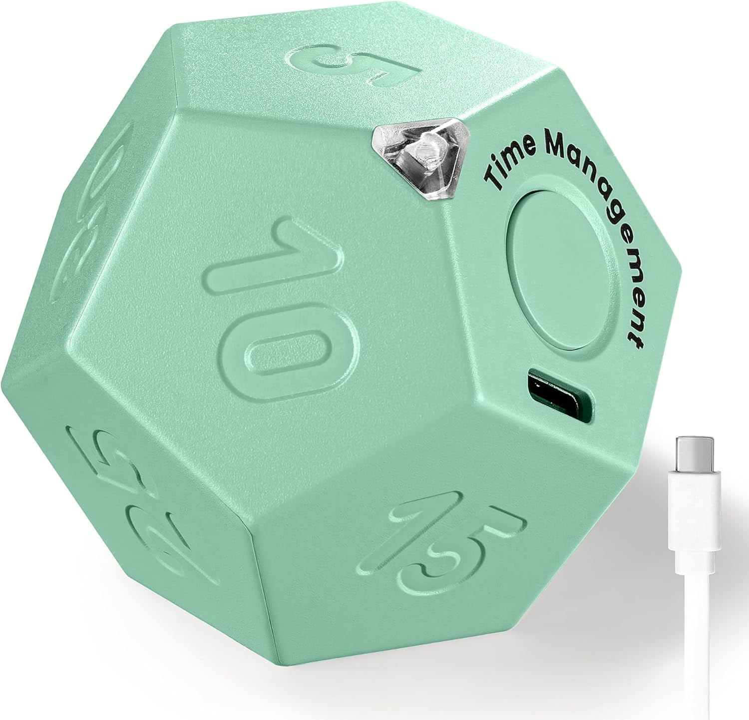 KADAMS Pomodoro Cube Timer, 11 Preset Countdowns (1-90 Mins), Gravity ...
