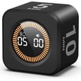 thumbnail image 1 of KADAMS Pomodoro Timer Cube, 5,10,25,50 Minute Countdown Timer, LED Visual Display, Pomodoro Timer with Mute & Ring Alert for Productivity, Home, Kitchen, School, Office & Focus, 1 of 6
