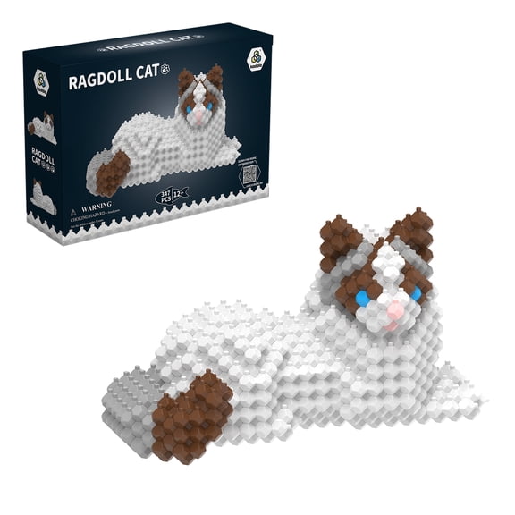KADELE 3D Ragdoll Building Blocks Set - Challenging Assembly Puzzle for Teens & Adults 12+, STEM Educational Toy, Creative Home Decoration Gift