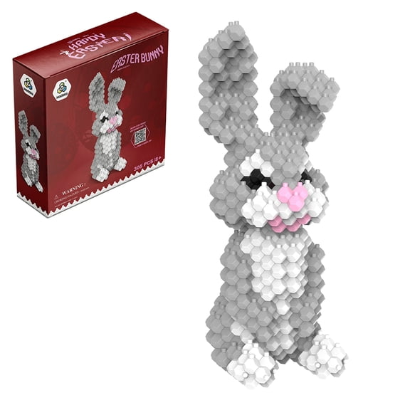 Kadele Bunny Building Animal Sets, 305 Pieces