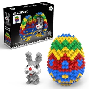 Kadele Easter Egg Building Animal Model Kit Micro 3D 636 Pieces 1-Pack