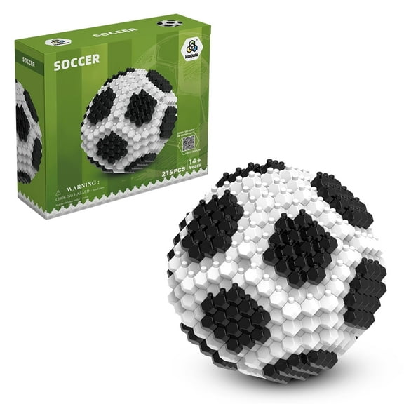 KADELE Soccer Building Set,Micro 3D Educational Toys,Environmentally friendly ABS material,Extremely Challenging for Boys Girls Ages 14 and Above